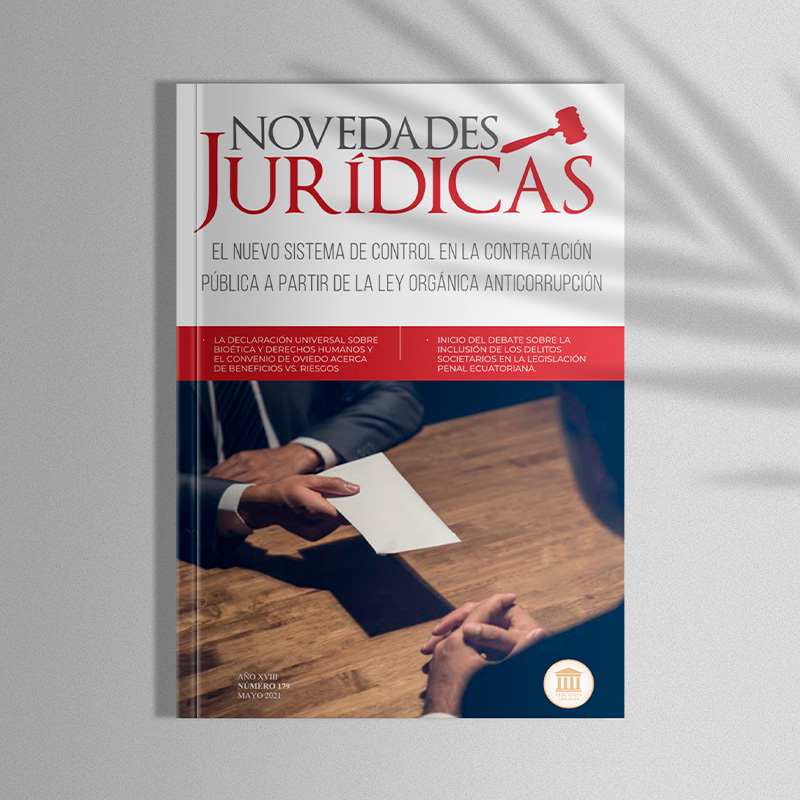 Edición #179 Mayo 2021 - El nuevo sistema de control en la contratación pública a partir de la ley orgánica anticorrupción