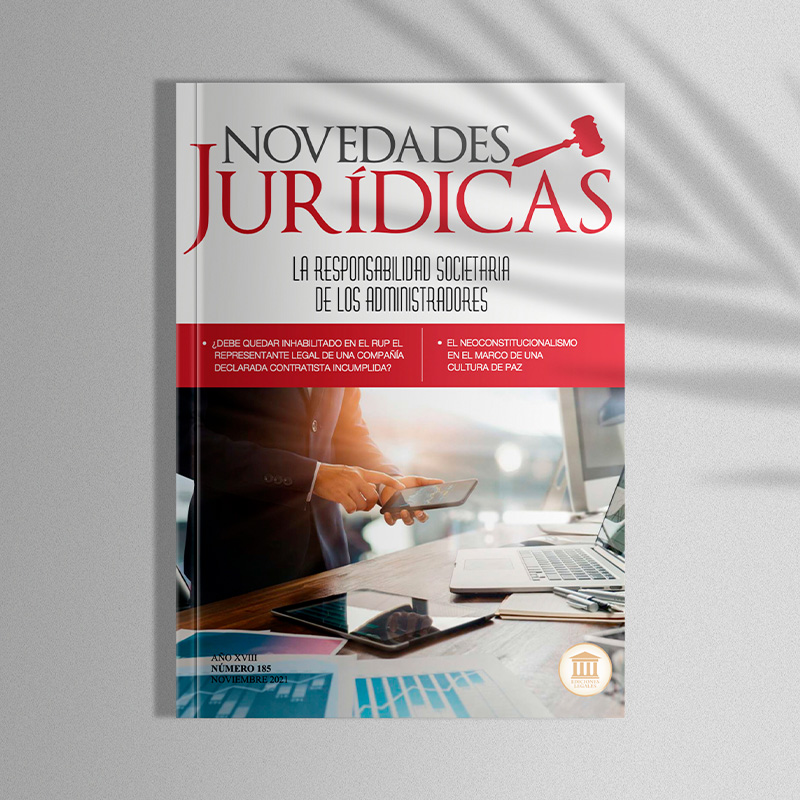 Edición #185 Noviembre 2021 - La responsabilidad societaria de los administradores